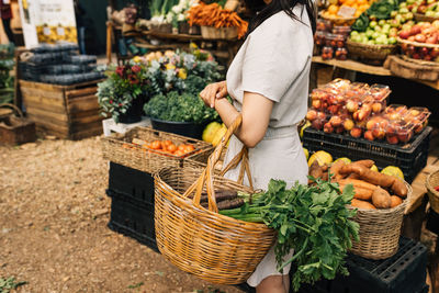 Vegetables for sale at market