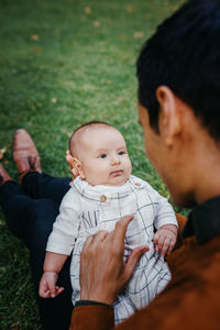 Father with daughter