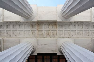 Low angle view of the lincoln memorial in washington, d.c. 