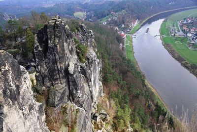 Scenic view of mountains