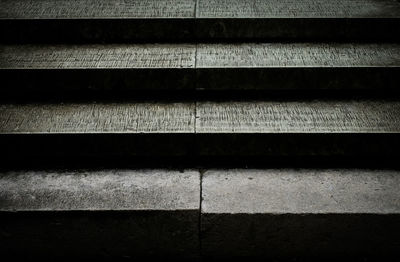 Full frame shot of railroad track