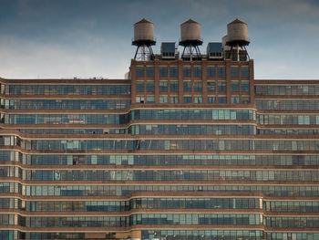 Low angle view of building against sky