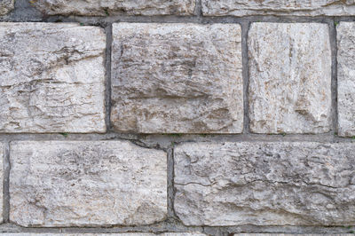 Full frame shot of stone wall