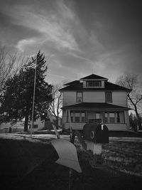 Houses against sky