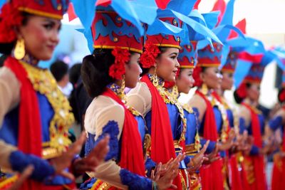 Group of females in traditional clothing