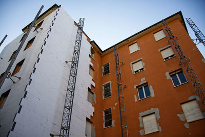 Low angle view of building against sky