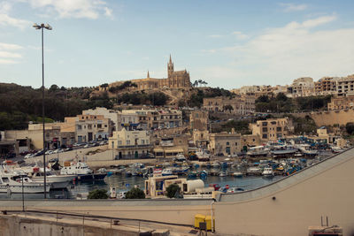 View of city against sky