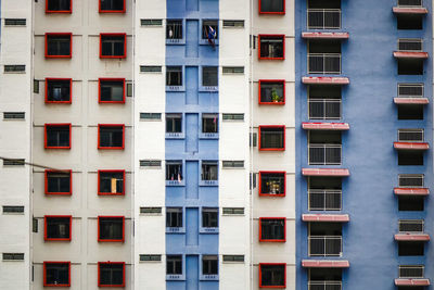 Full frame shot of residential building