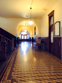 Corridor of building