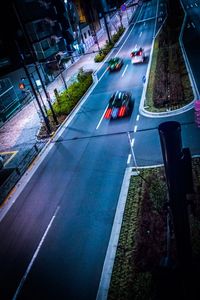 Traffic on road