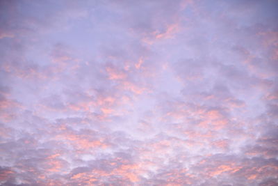 Low angle view of cloudy sky