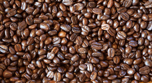 Full frame shot of coffee beans