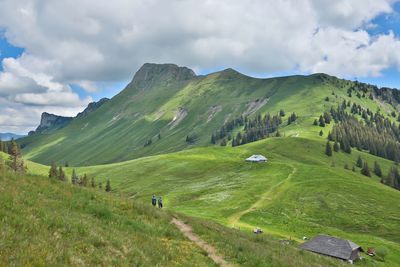 Panoramic view of landscape against sky