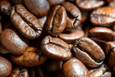 Full frame shot of coffee beans