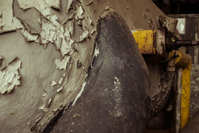 Close-up of rusty metal