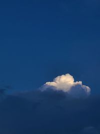 Low angle view of clouds in sky