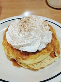 Close-up of bread on plate