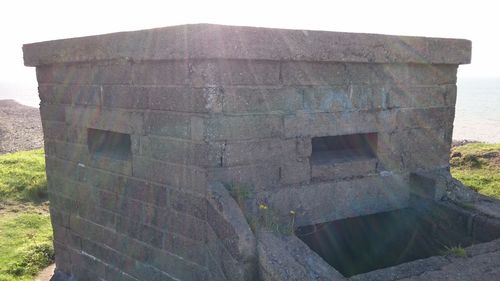 View of built structure against clear sky