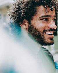 Portrait of a young man smiling