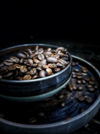 Close-up of coffee beans