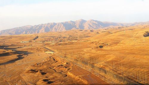 Scenic view of landscape against sky