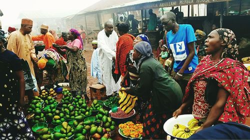 People on the ground