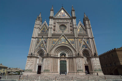 Low angle view of historical building against sky