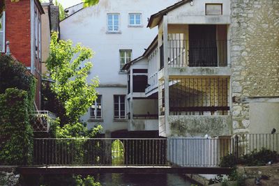 Low angle view of residential building