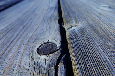 Full frame shot of wooden bench