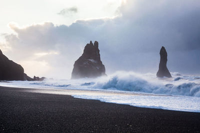 Panoramic view of sea against sky