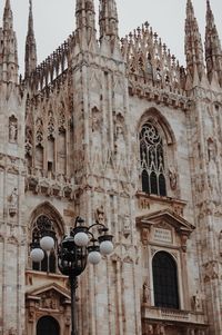 Low angle view of historical building