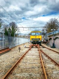 Railroad station platform