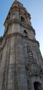 Low angle view of historical building against sky