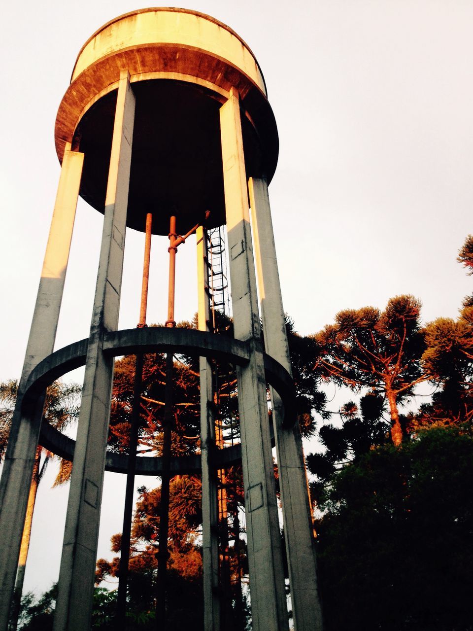 low angle view, sky, no people, outdoors, day, amusement park, water slide, water park