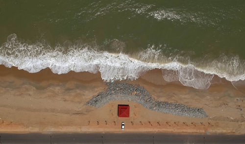 Scenic view of beach