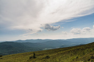 Scenic view of landscape against sky