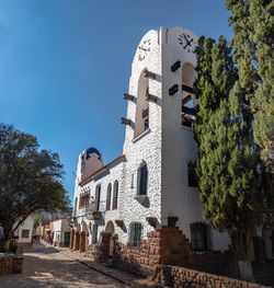 Low angle view of historic building against sky