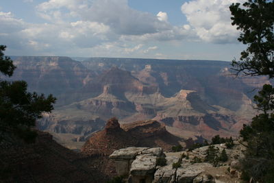 Scenic view of mountains