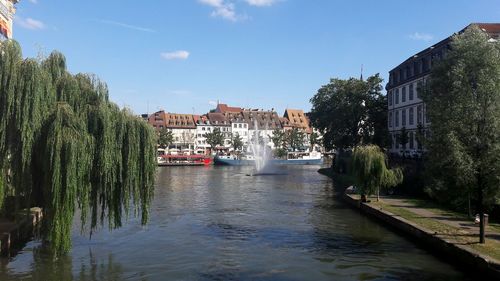 River passing through city