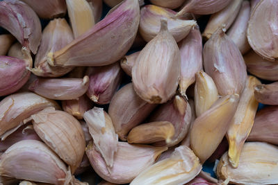 Full frame shot of onions for sale at market stall