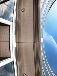 Low angle view of bridge against sky