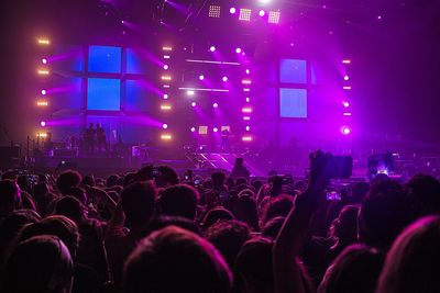 Crowd at concert