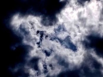 Low angle view of clouds in sky