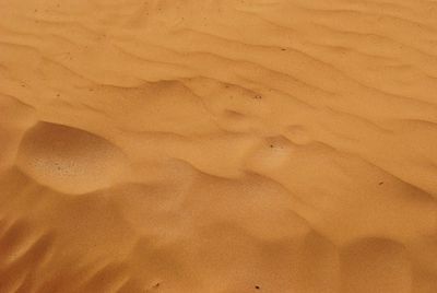 Full frame shot of sand dunes