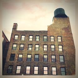 Low angle view of building against sky