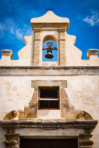 Low angle view of building against sky