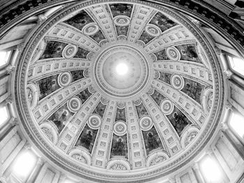 Low angle view of ceiling