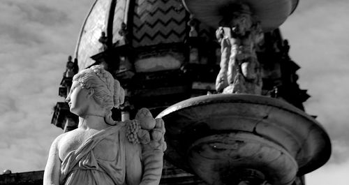Statue in boat
