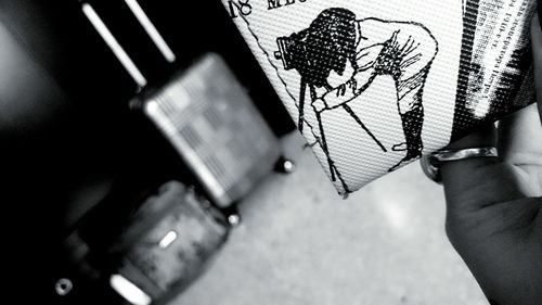 Close-up of cropped object