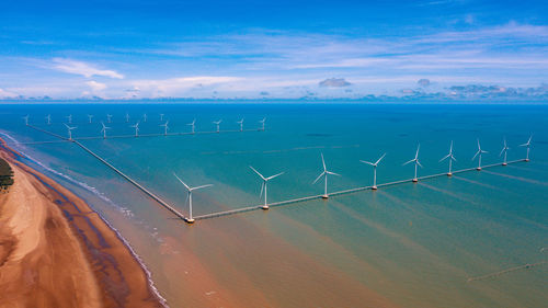 Highview of wind farm